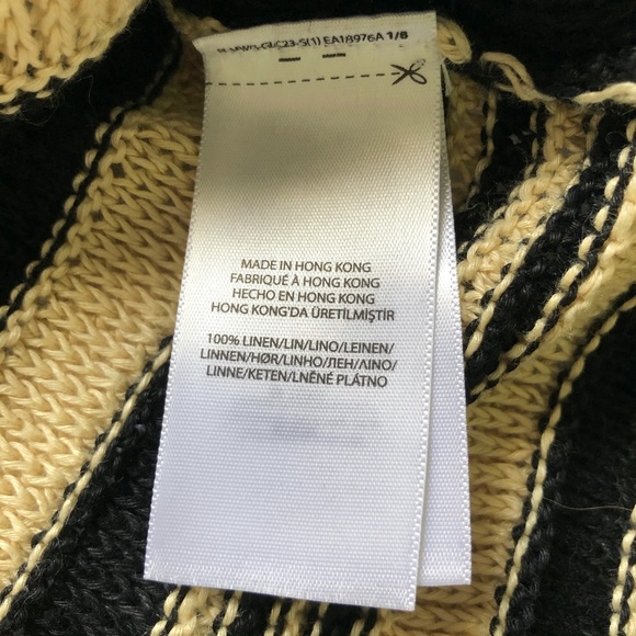Polo Ralph Lauren Striped Sweater 100% Linen - Picture 14 of 14